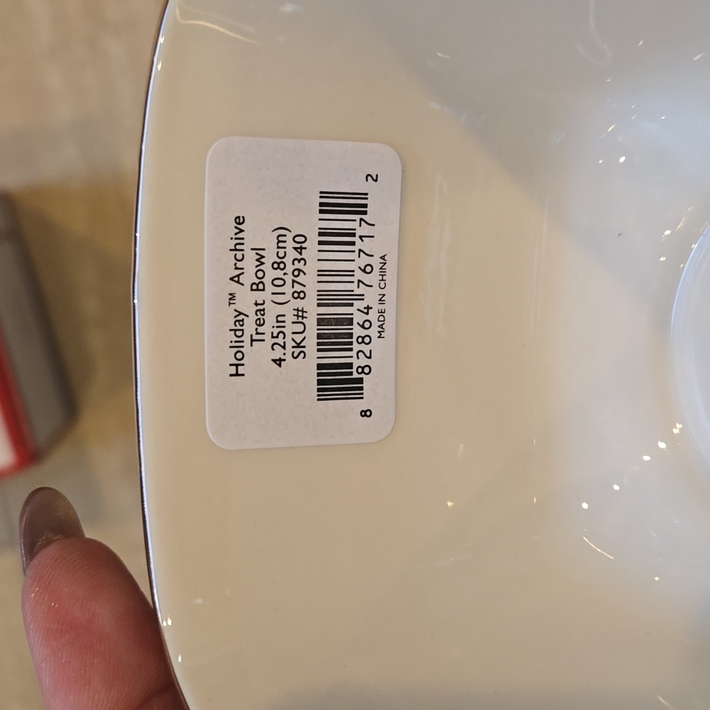 NIB Lenox Holiday Archive Treat Bowl - Picture 3 of 7